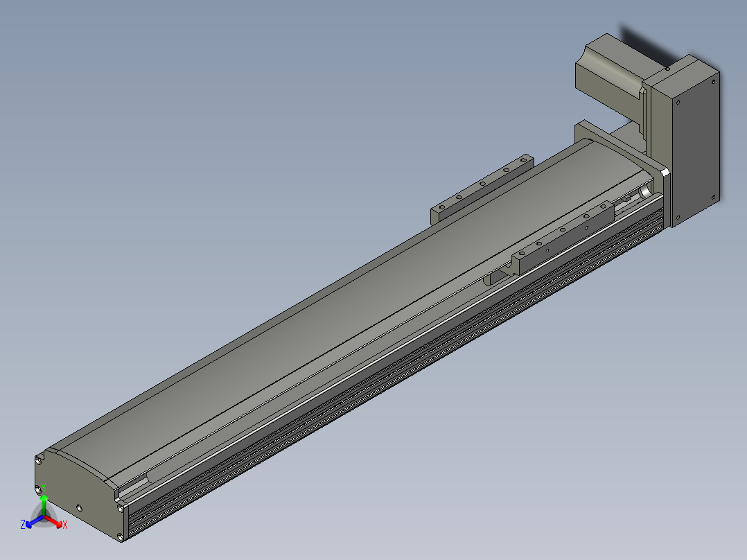 CCTL模组同步带-TL135B-LU-500正等轴测图