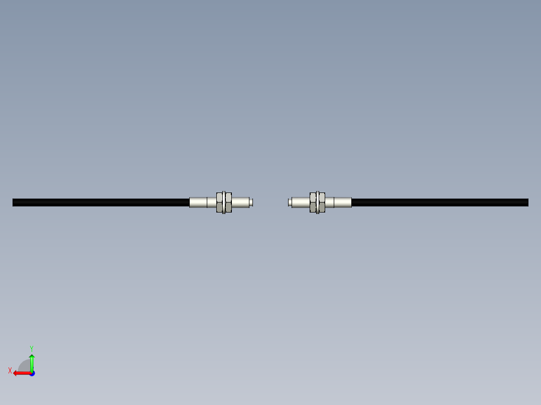 光纤元件对射型FT-D321后视图