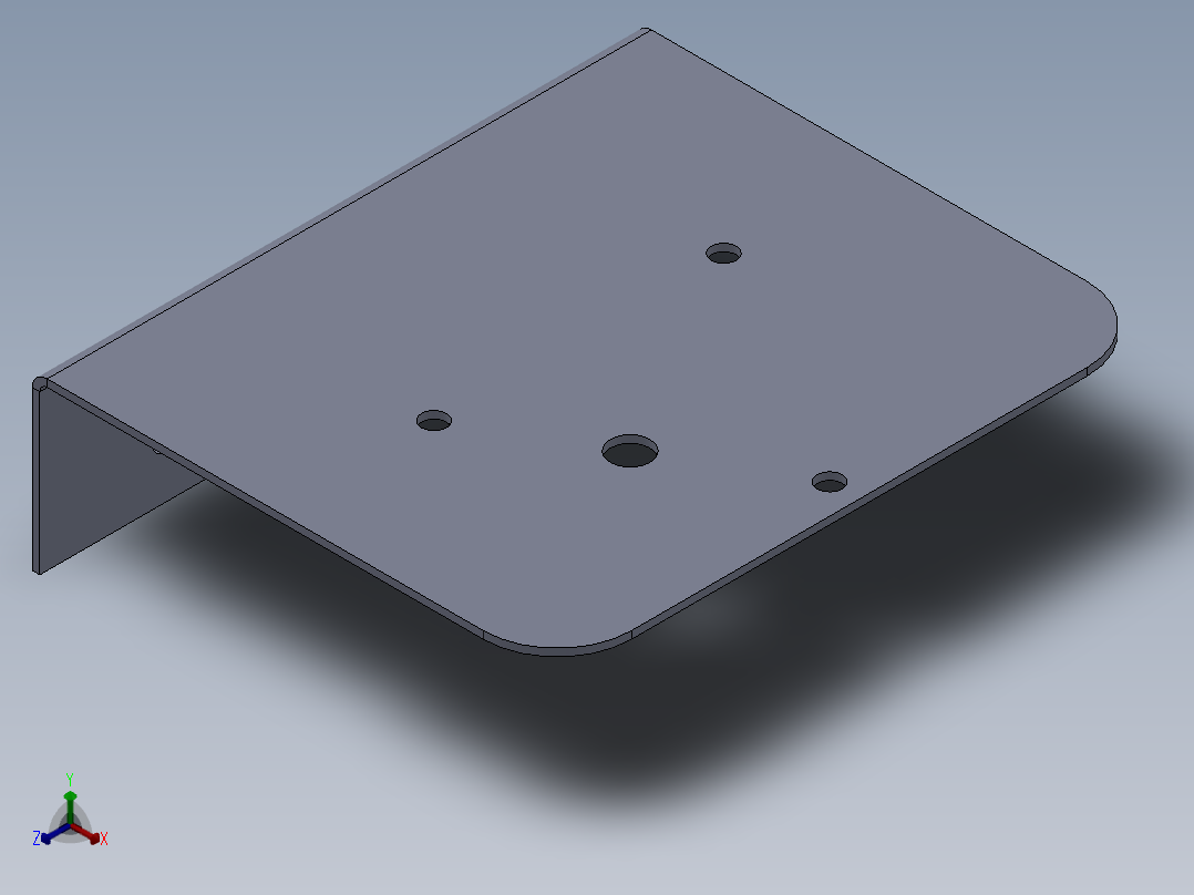6层钢丝绳升降横移(三列)正等轴测图