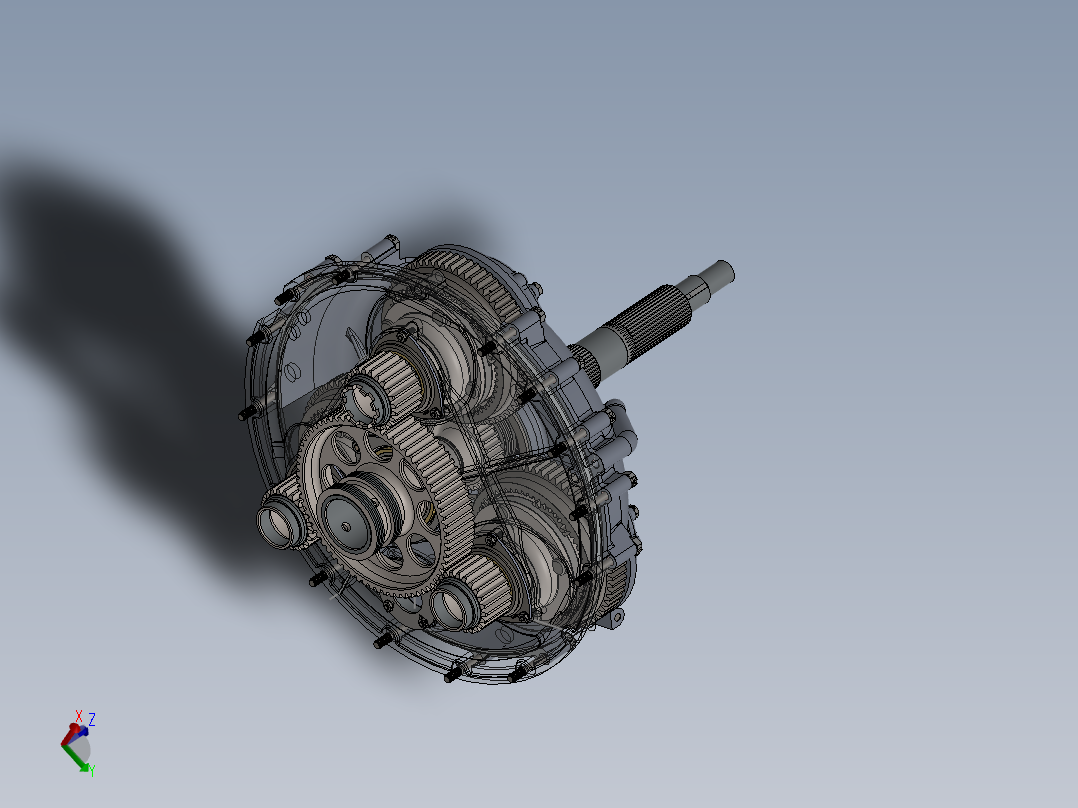 发动机增压器驱动组件