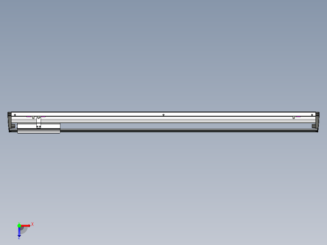 威洛博VL系列3d模型模组VL17E2Y-S1050俯视图