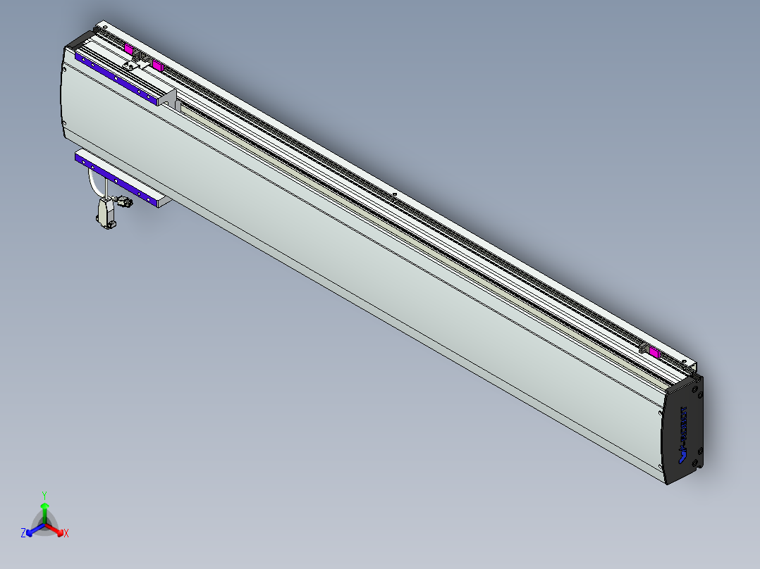 威洛博VL系列3d模型模组VL17E2Y-S1050正等轴测图