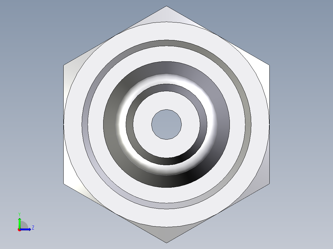 卡套式工业通用硬管接头EO_Distance_piece_adapter_DA06SOMDCF左视图