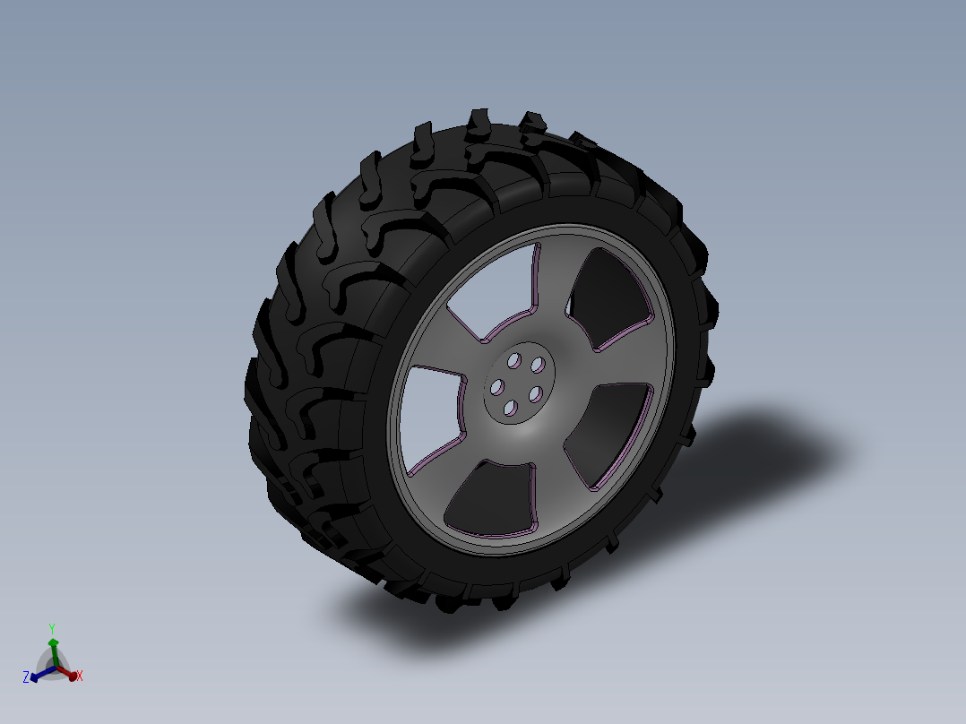 solidworks <span style='color: red'>轮辋</span>