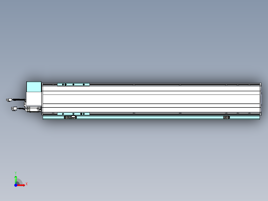 威洛博VBF同步带传动一般环境VBF14-L45-S650-BRD-ZP40-C3前视图