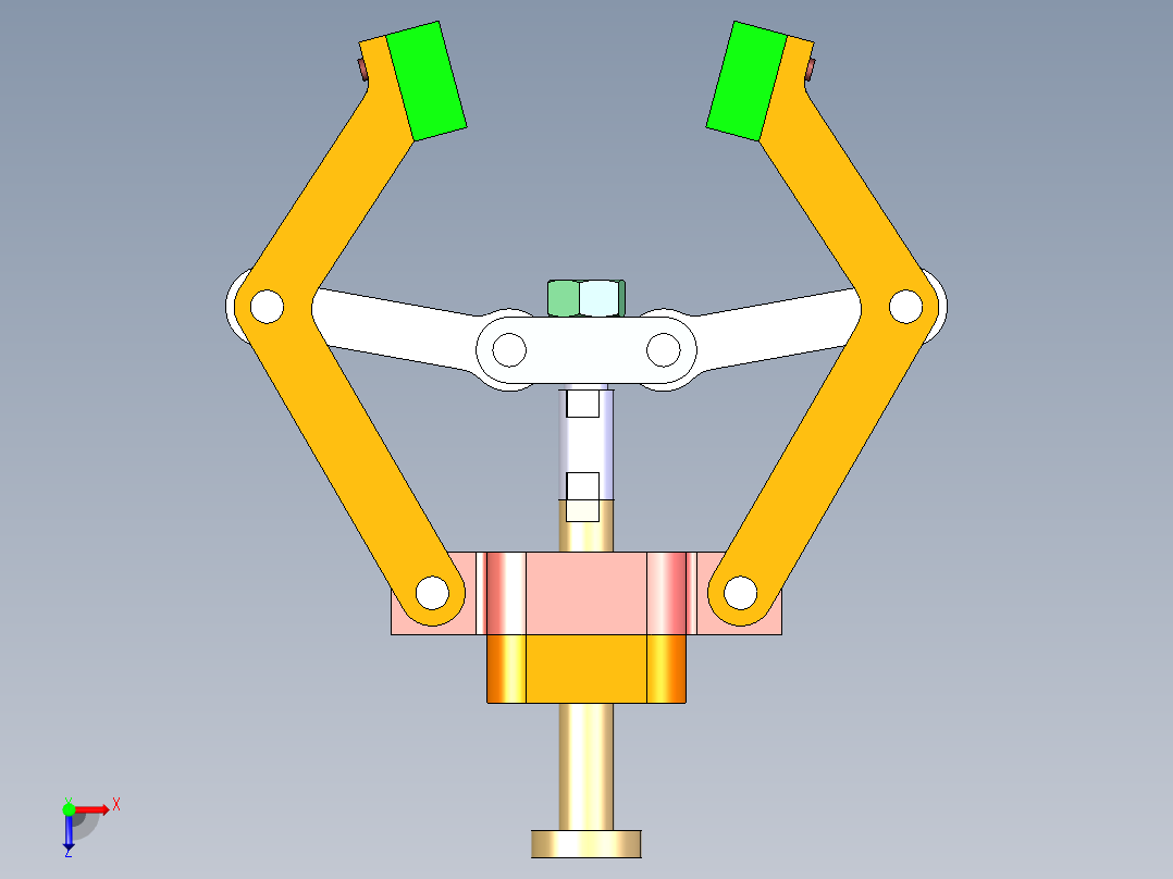 机械爪 3D图纸 (19)俯视图