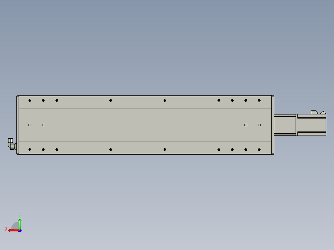 威洛博VC丝杆传动-无尘环境VC22-S600-BC-P75后视图