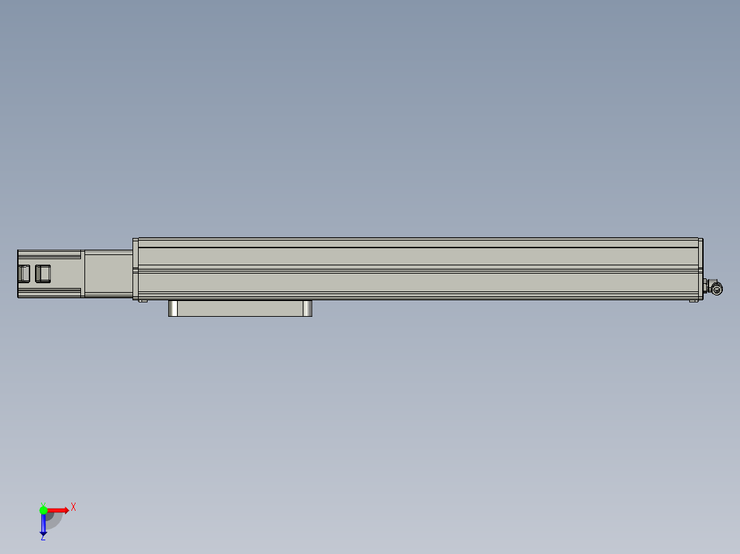 威洛博VC丝杆传动-无尘环境VC22-S600-BC-P75俯视图