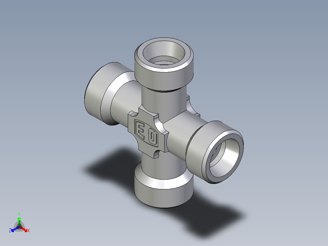 卡套式工业通用硬管接头EO_Union_cross_K12SCFX