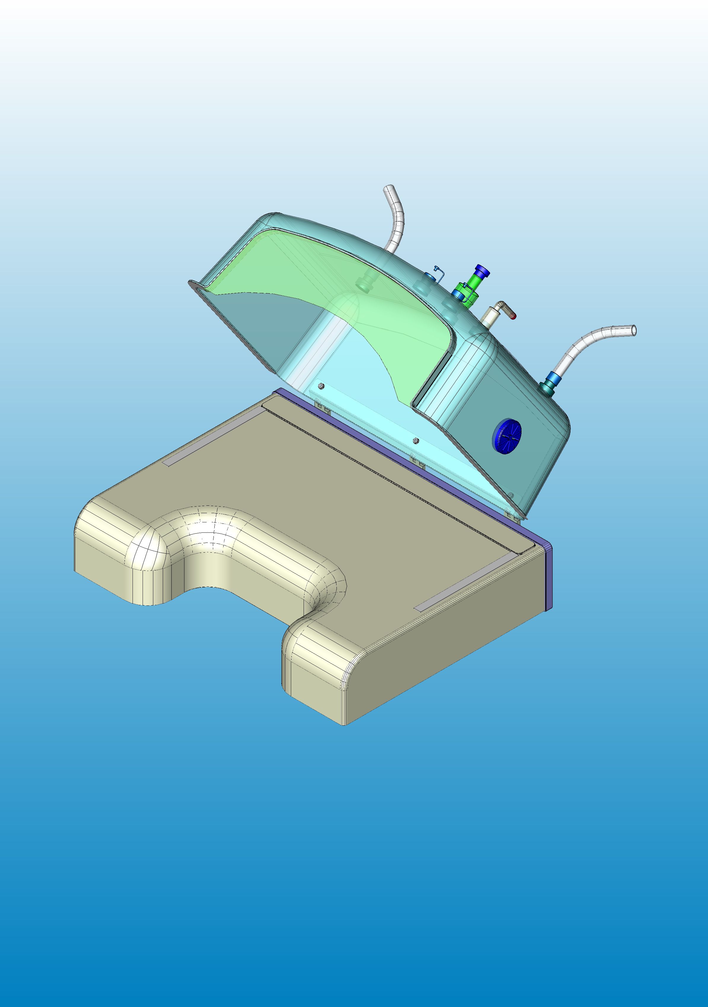 具有持续正气压（持续气道正压）的机械通气