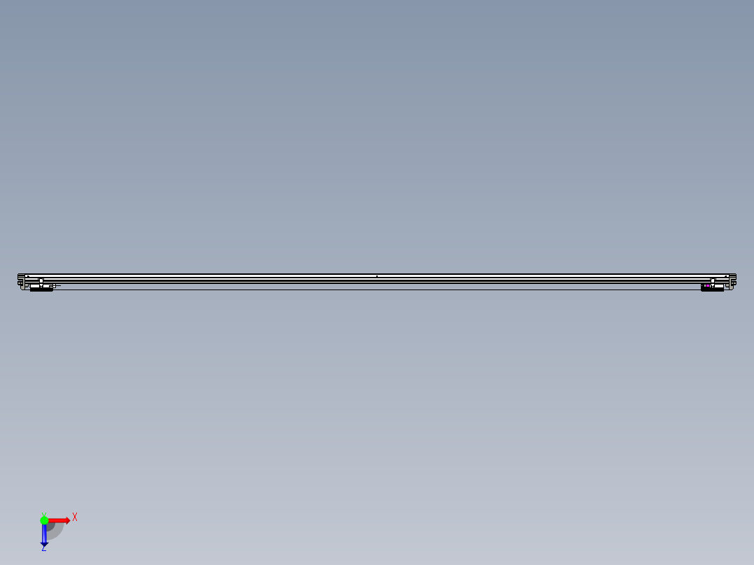 威洛博VL系列直线电机模组-2VL14S1-S3150俯视图