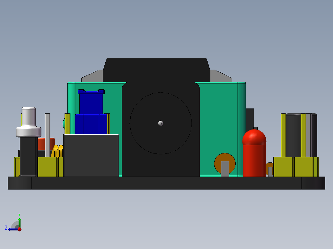 最小51系统板==425251==10右视图