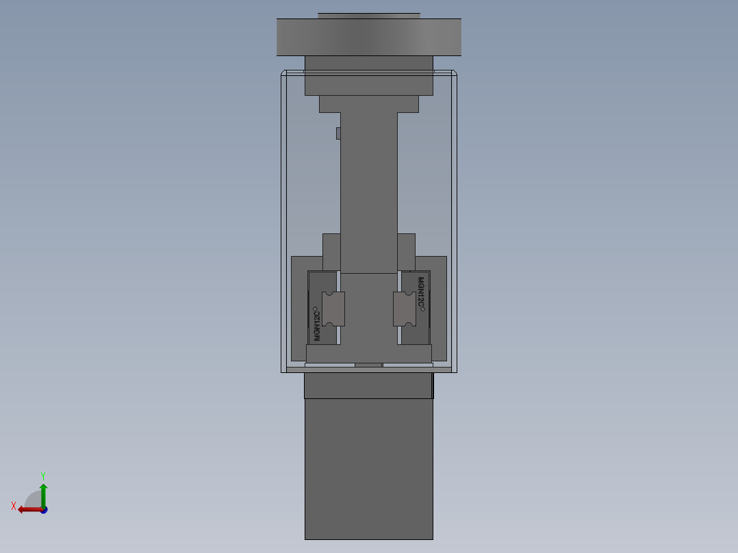 末端执行器后视图