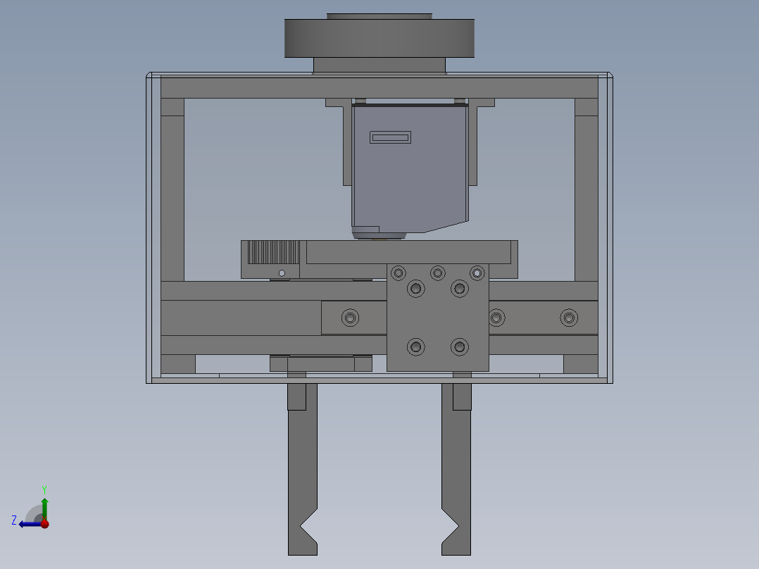 末端执行器右视图
