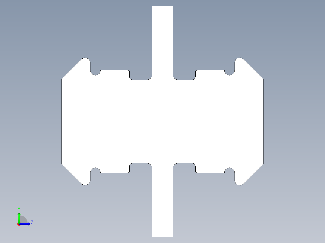 型材-BR MULTI-SLIDER KJN513517左视图