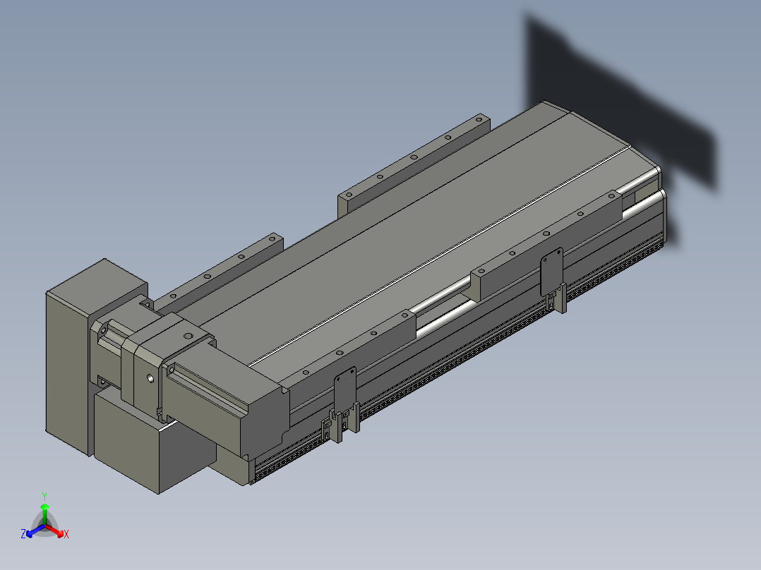 直线模组LHB21-L40-S300-LU设计图纸