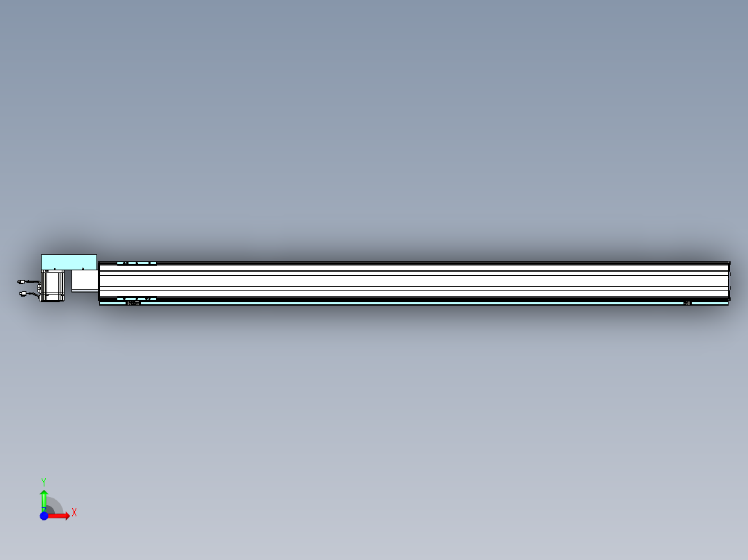 威洛博VBF同步带传动一般环境VBF14-L45-S1950-BR-ZP75-C3前视图