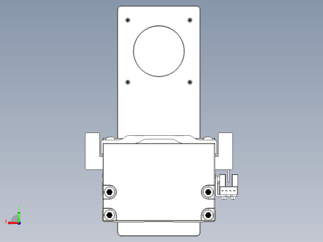 TPA-KNR-86E-1610C-L50A1-MU-BJ57-N3线性模块铝制底座后视图