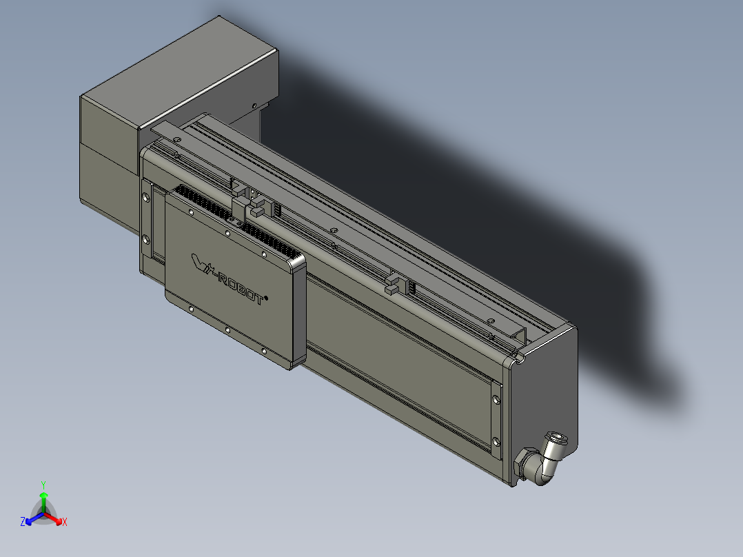 威洛博VBC12-S150-BRD-P40正等轴测图