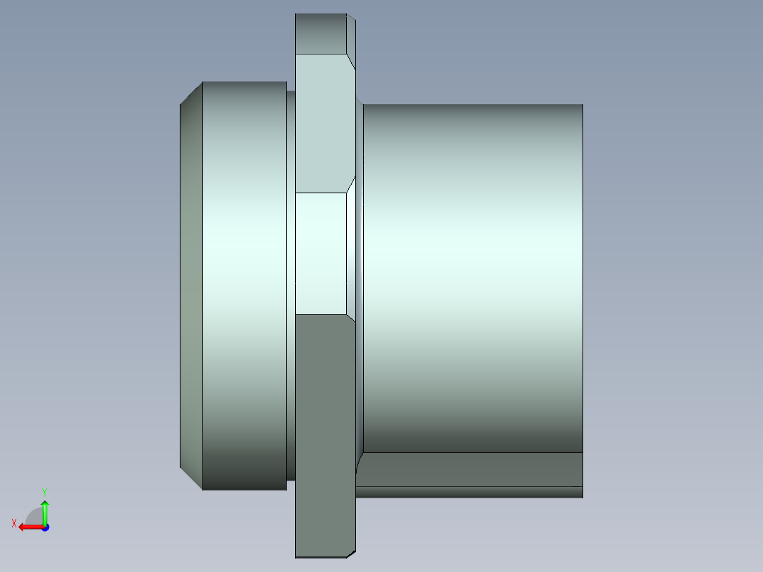 Q280-CA6140车床I轴轴承座机械加工工艺及钻φ5斜孔夹具设计后视图