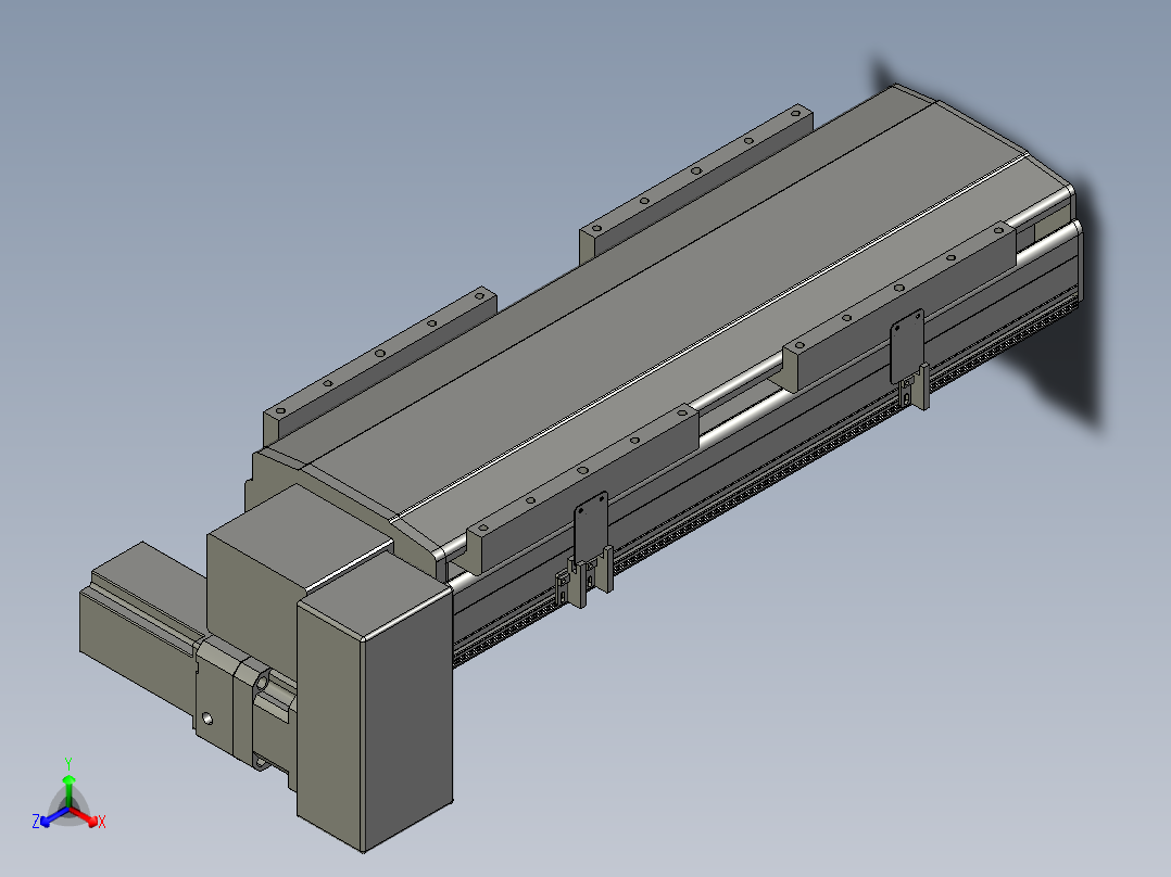 直线模组LHB21-L40-S300-RD设计图纸