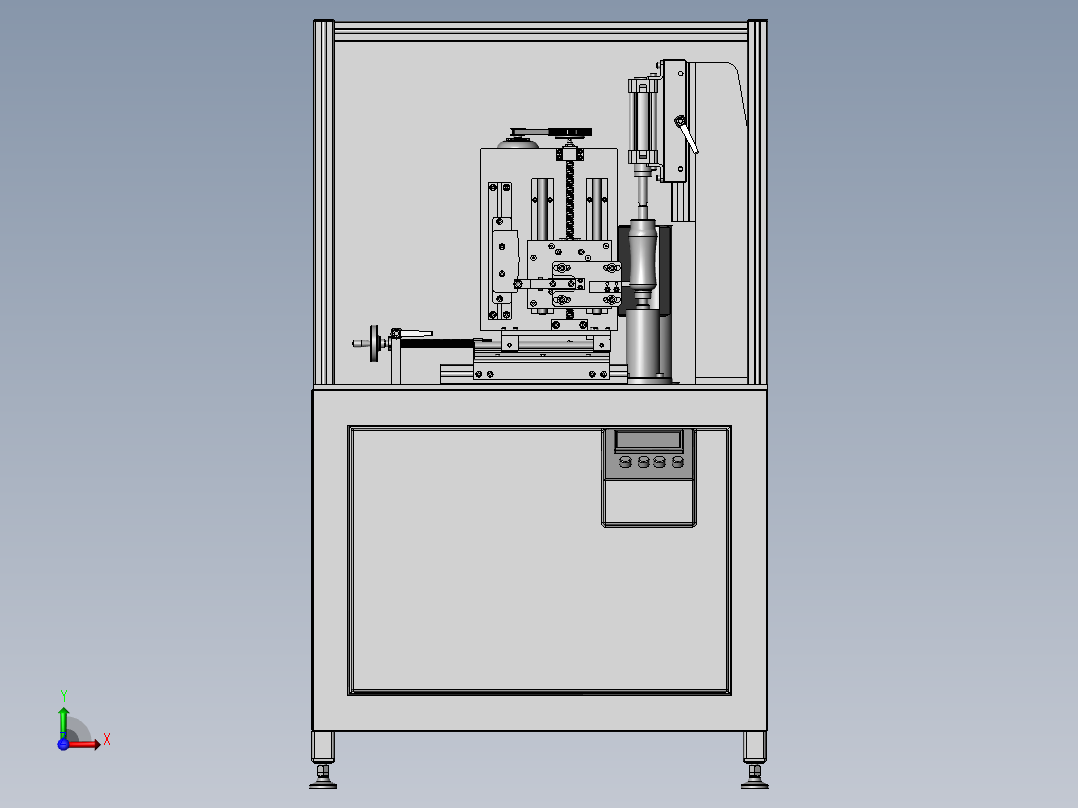 PVC瓶除漆机前视图