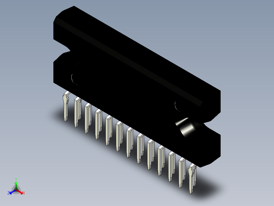 IC封装HZIP 25引脚，间距1.27毫米