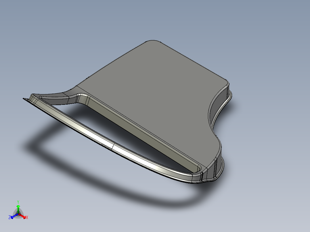 SWIFT 车门形状设计--sw正等轴测图