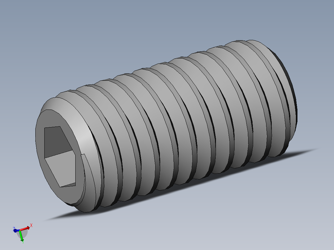 DIN 913-ISO 4026 固定螺钉-M4 L=8.SLDPRT