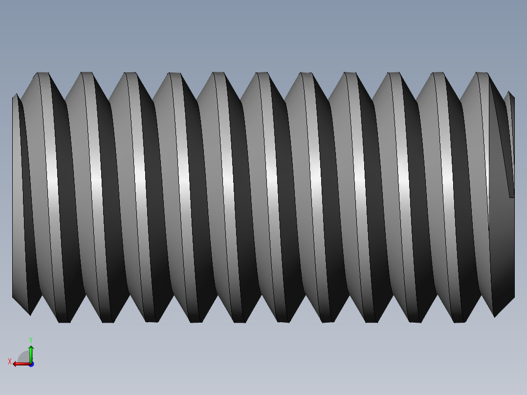 DIN 913-ISO 4026 固定螺钉-M4 L=8.SLDPRT后视图