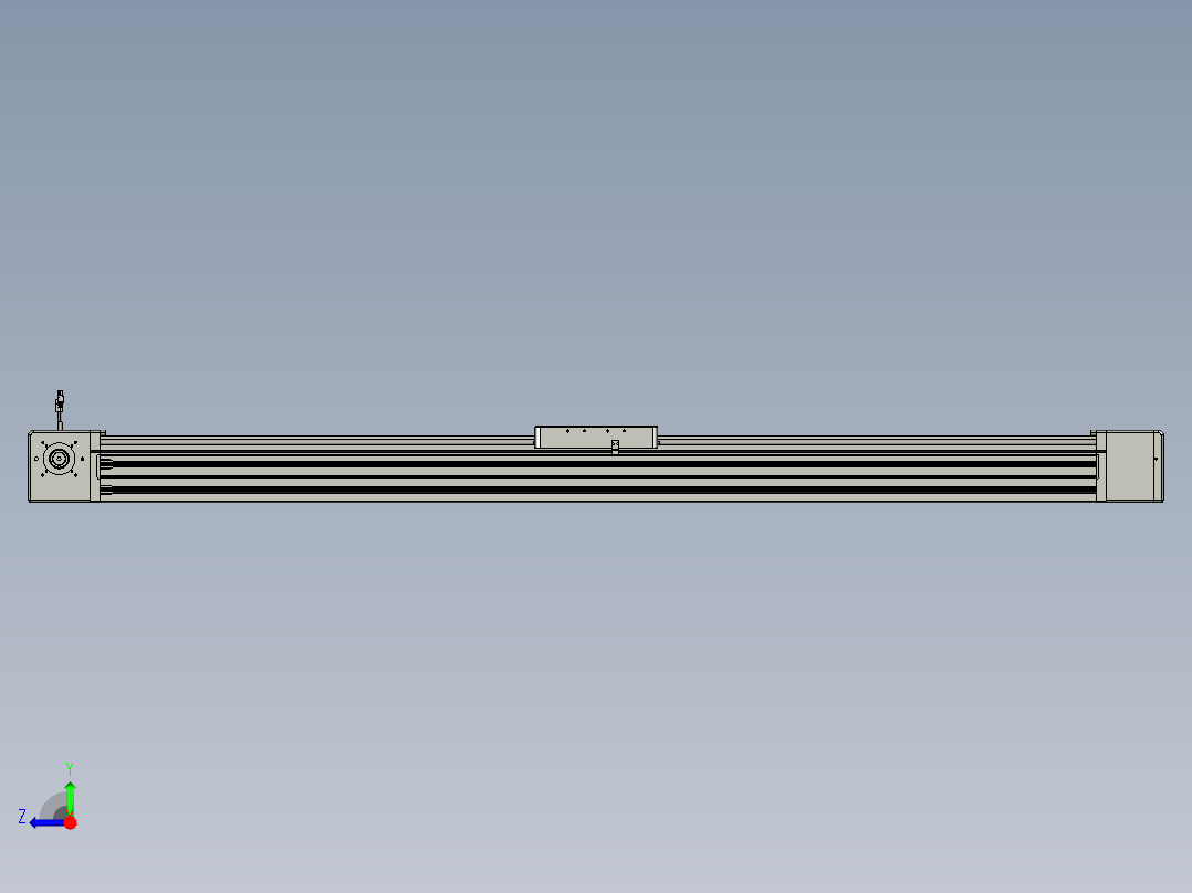 威洛博直线电机模组EB20-L224-S1650-R-ZP75-MS3-5K右视图