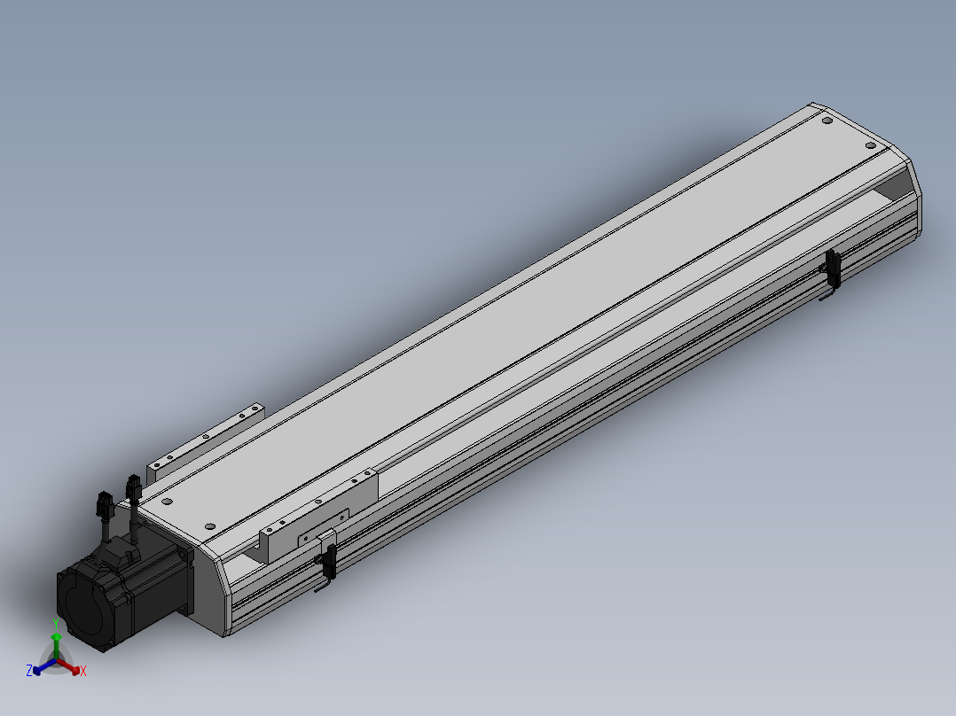 精密模组MY170-T10-700L-BC-P75B-C4-C正等轴测图