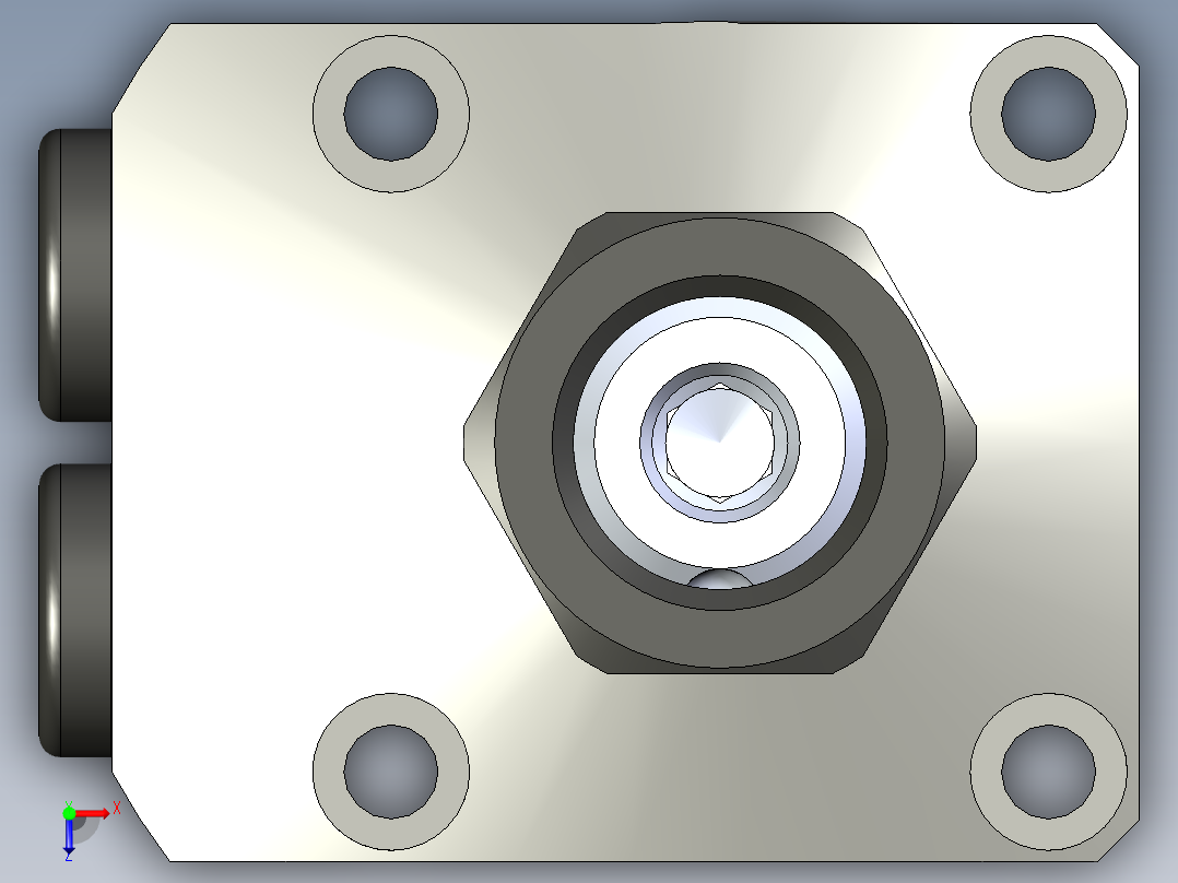 KOSMEKLHS0360-CR多系列多零件图纸模型俯视图