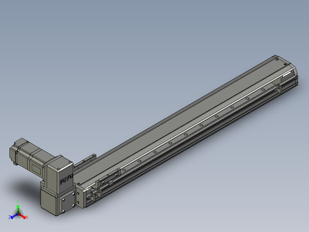 模组FTB10-RU-600正等轴测图