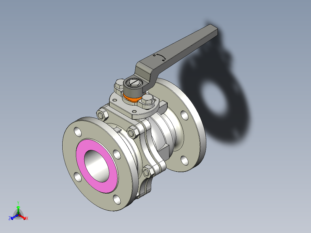 管道手动球阀-水管开关阀-手动阀门User Library-md52c150dn65-1