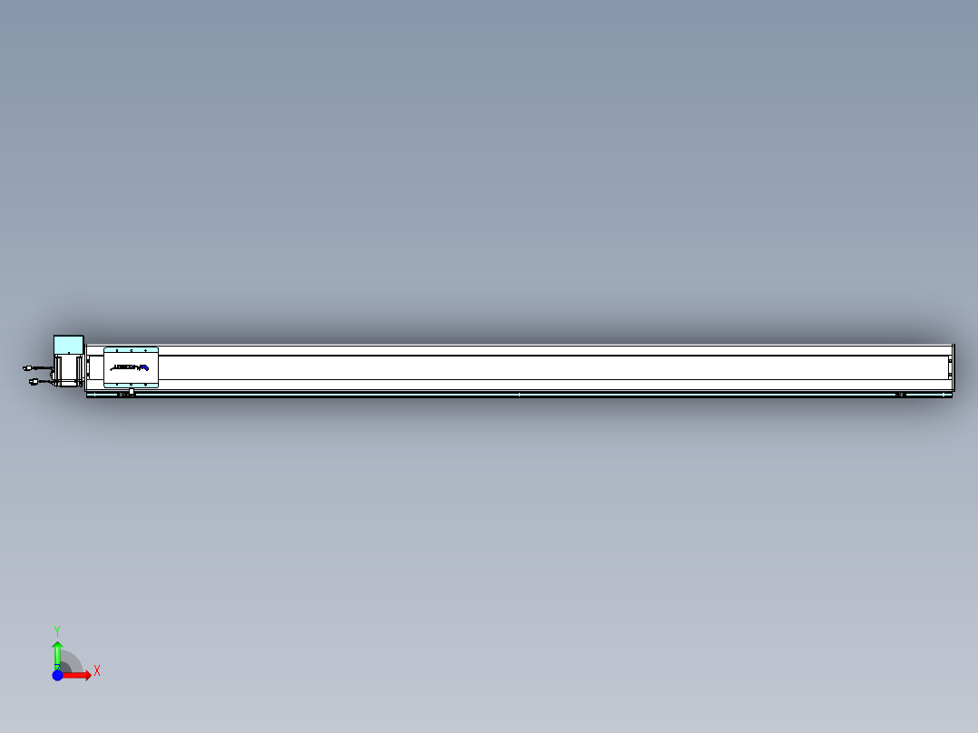 威洛博VBC同步带传动一无尘环境VBC14-L45-S2250-BRU-ZP75-C3前视图