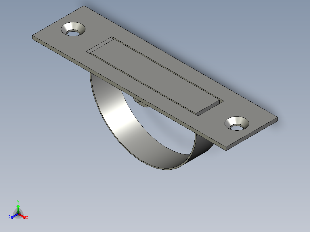 机架门旋转隐形暗拉手(UWAKS孔距76)