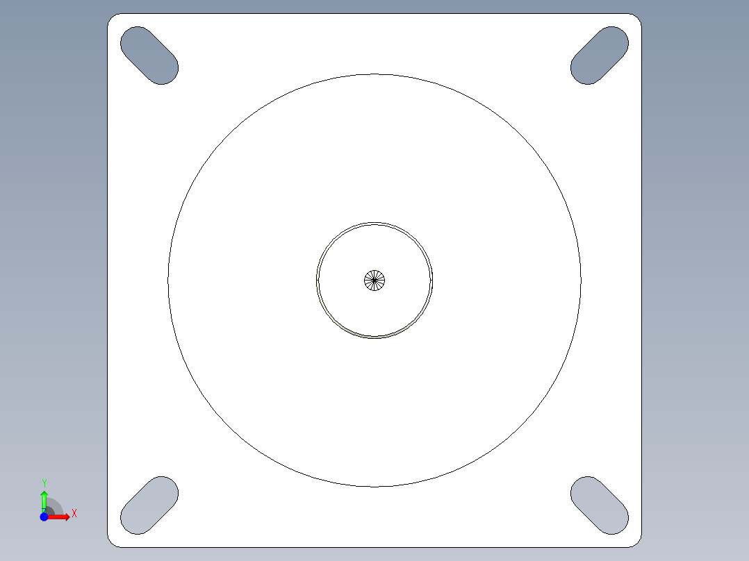 110RN伺服系列精密行星减速机前视图