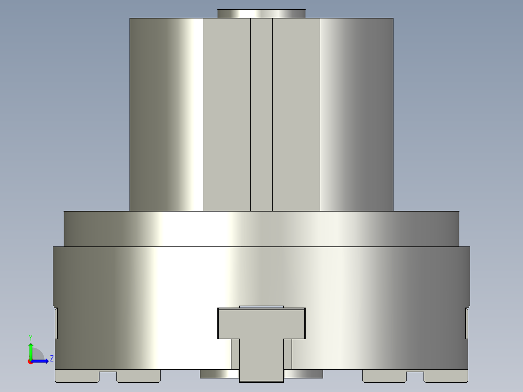 普通气爪PH02-40C左视图