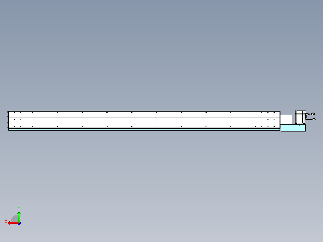 威洛博VBF同步带传动一般环境VBF14-L45-S1900-BL-ZP75-C3后视图