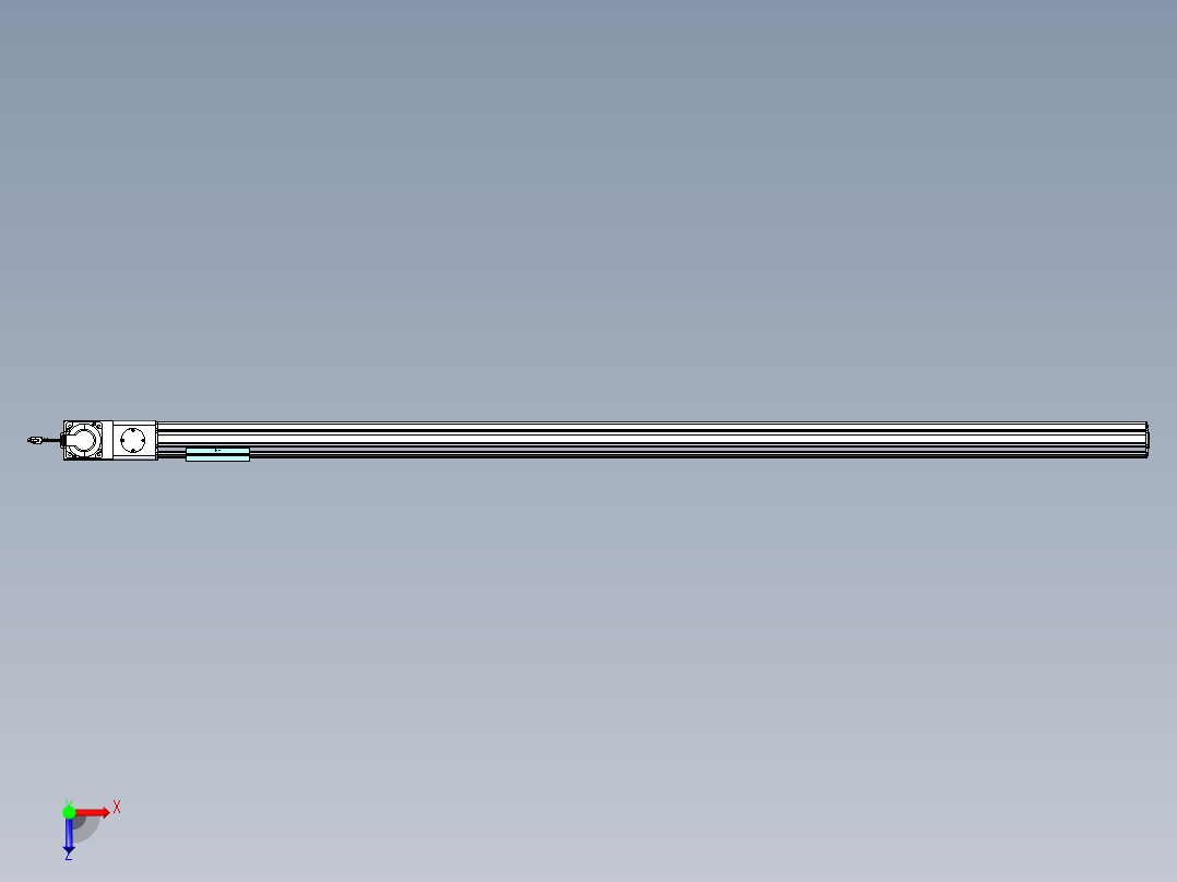 威洛博VBF同步带传动一般环境VBF14-L45-S1900-BL-ZP75-C3俯视图