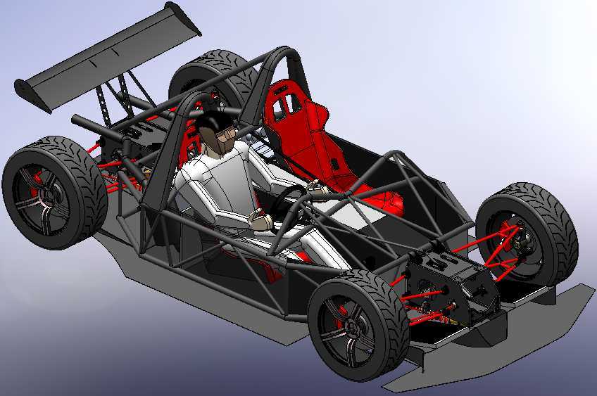 250混合动力原型赛车SW设计