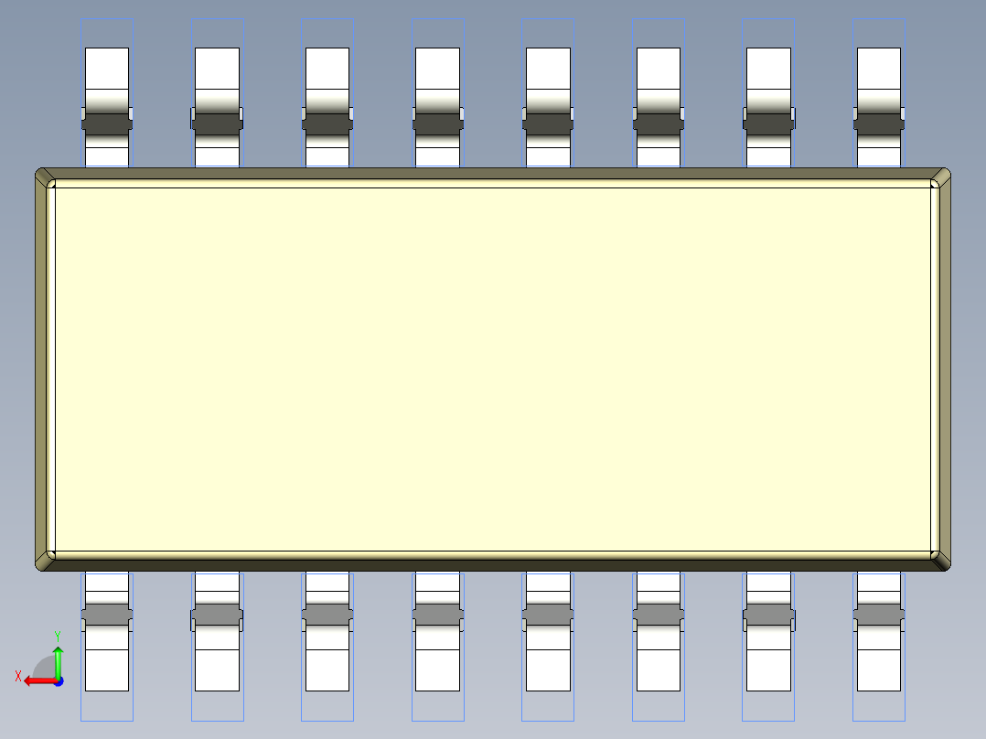 光电元件封装-miniFLAT-HP-16-YL后视图