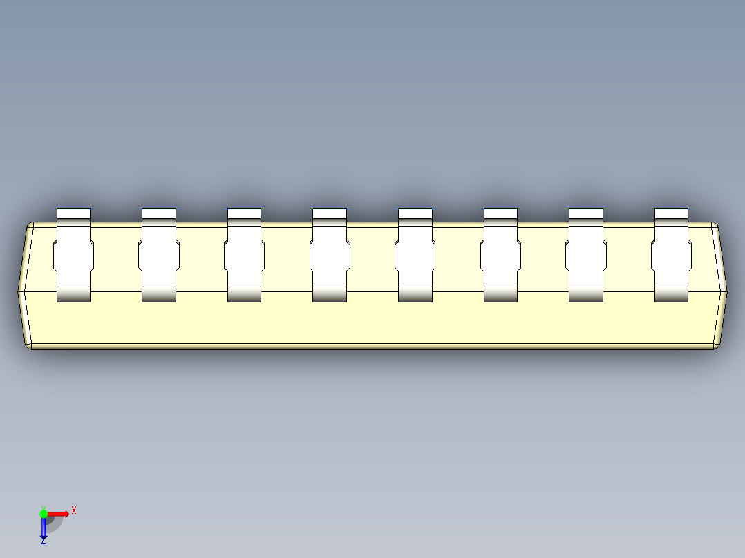 光电元件封装-miniFLAT-HP-16-YL俯视图