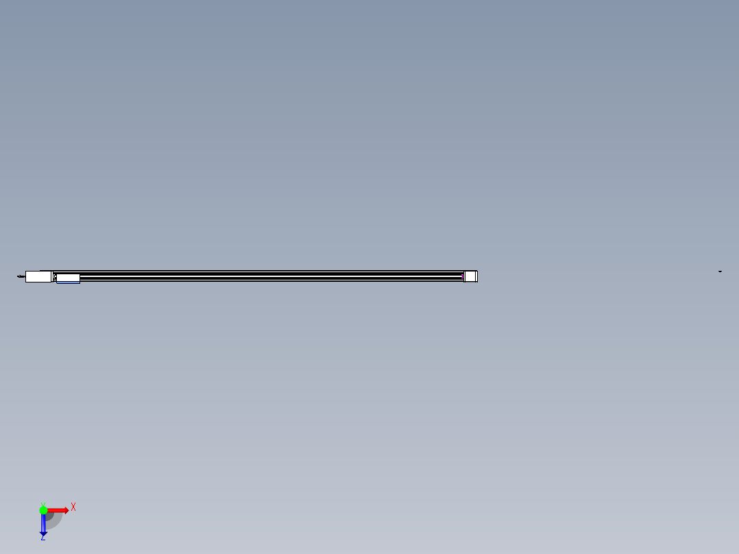威洛博LB.GB同步带传动--欧规系列GB8-L96-S2950-BR-P75俯视图