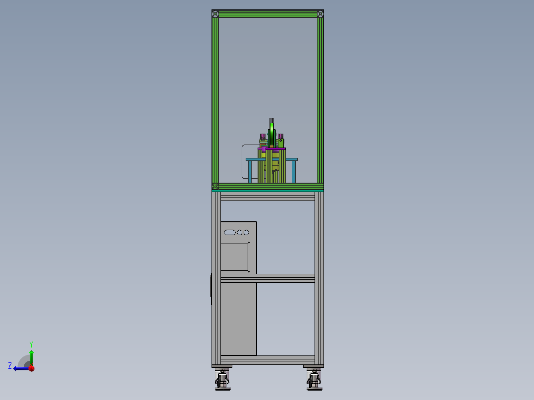 自动贴胶带裁断一体机sw18可编辑右视图