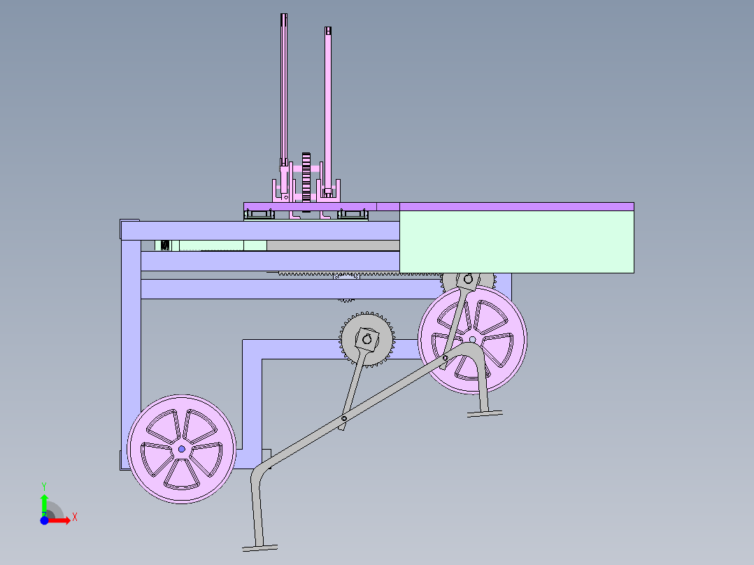 楼梯自动清洗机器人sw10可编辑前视图