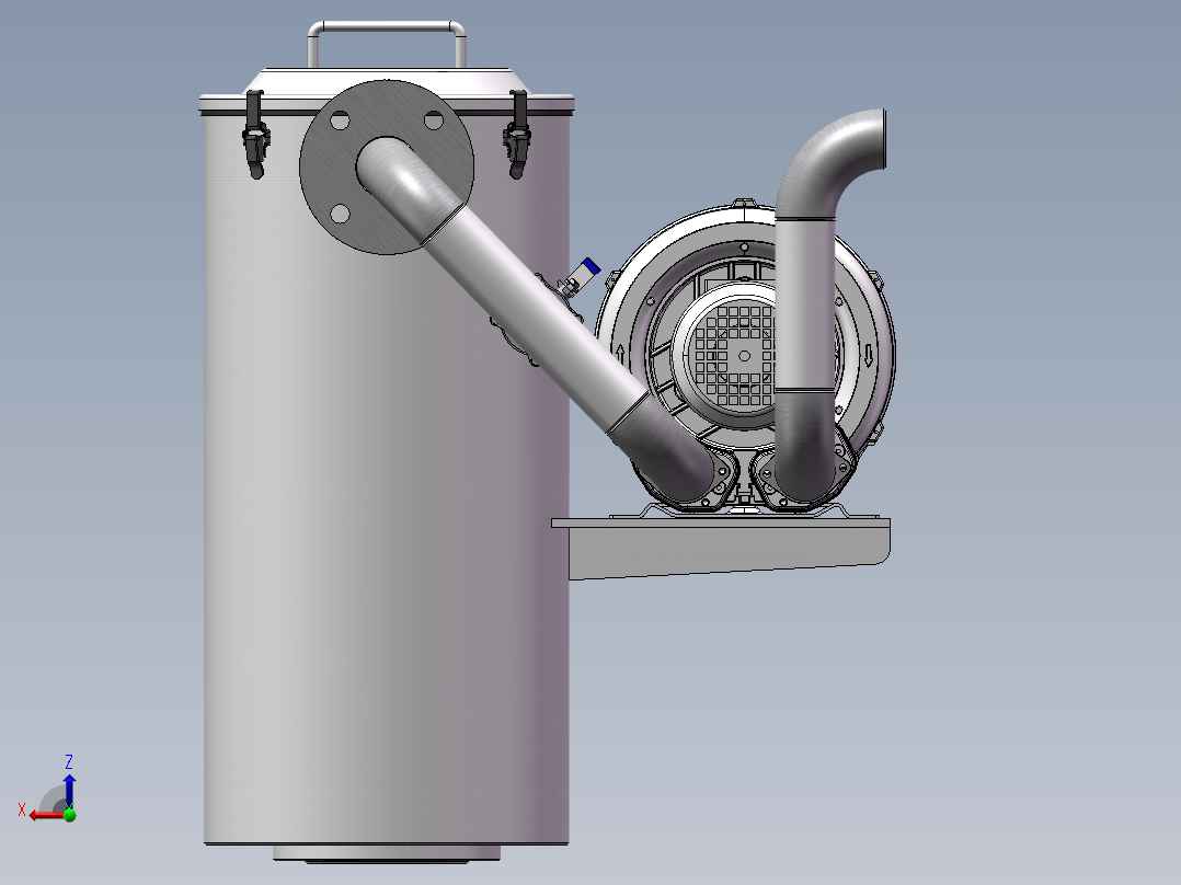 油雾分离器 sw18主视图
