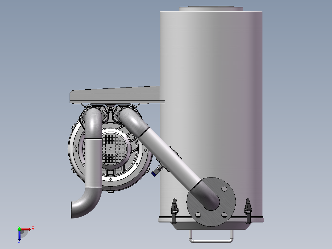 油雾分离器 sw18俯视图