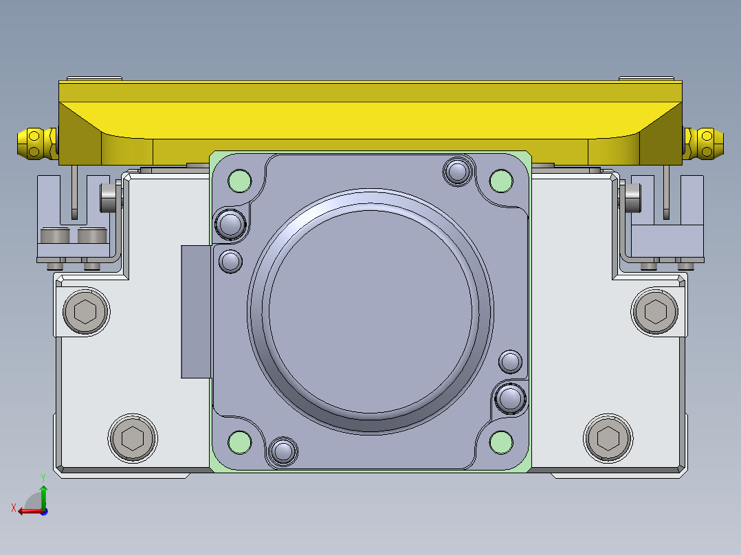 GTH内嵌丝杆全封闭GTH12-400W后视图